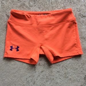 Cute Orange Under Armour Dance Shorts